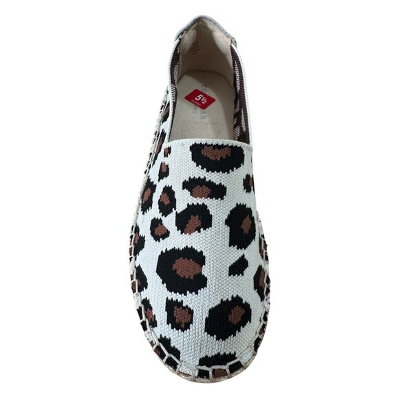 Cole Haan Cloudfeel Stitchlite Espadrille Loafer Leopard Print/Tan Wmns Sz 5.5B - Picture 4 of 11